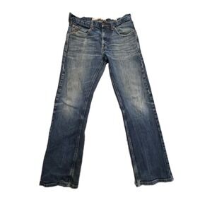 Ariat Legacy M5 Mens Straight Leg Denim Blue Jeans Size 30×30.5 See Description